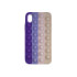Чохол Pop it Silicon case iPhone X/XS Violet+Pink+Cream - 1
