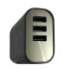 Зарядний пристрій Baseus USB Wall Charger Mirror Lake Intelligent Digital Display 3xUSB Black - 3