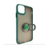 Чохол Totu Copy Ring Case iPhone 11 Pro Max Green+Black - 2