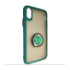 Чохол Totu Copy Ring Case iPhone X/XS Green+Black - 1