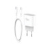 Мережевий зарядний пристрій Joko JK78, Cable Type-C to Type-C, PD, 20W, White - 1