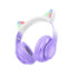 Безпровідна гарнітура Hoco W42 Cat Ear Violet - 1