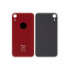 Задня панель корпуса для iPhone XR, червона, не потрібно знімати скло камери, big hole - 1