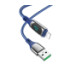 Кабель Hoco S51 Extreme, Lightning, 1.2m, 2.4A, Blue - 1