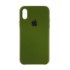 Чохол Copy Silicone Case iPhone X/XS Dark Green (48) - 3