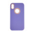 Чохол Silicone Hole Case iPhone X/XS Light Violet - 1