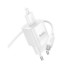 Мережевий зарядний пристрій Hoco C145A, Cable Micro, QC 3.0 18W, White - 11