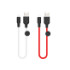 Кабель Hoco X21 Plus Silicone Lightning 0.25m Black-White - 8