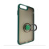 Чохол Totu Copy Ring Case iPhone 6/7/8 Plus Green+Black - 2