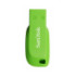 Flash SanDisk USB 2.0 Cruzer Blade 16Gb Green Electric - 2