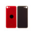 Задня панель корпуса для iPhone SE 2020, червона, не потрібно знімати скло камери, big hole - 1