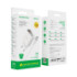 Мережевий зарядний пристрій Borofone BA58A, LCD Display, Cable Type-C, 2xUSB-A, 2.4A, White - 9