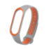 Ремінець для фітнес браслету Mi Band 5/6 Sport Band Nike Gray/Orange - 1