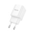 Мережевий зарядний пристрій Hoco C145A, QC 3.0 18W, White - 10