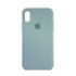 Чехол Copy Silicone Case iPhone X/XS Mist Green (17) - 3