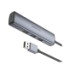 USB-хаб Borofone DH12, 4 in 1, USB-A to 4xUSB 3.0, 1.2m, Gray - 6