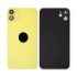 Задня кришка для iPhone 11, зі склом камери, Small Hole, Yellow - 1