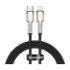 Кабель Baseus Cafule Metal Data Cable Type-C to Lightning PD 20W 1m Black - 1