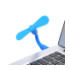 Мобільний вентилятор USB Blue - 7