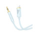 Кабель AUX Hoco UPA30, Lightning to Jack 3.5 mm, 1m, Blue - 1