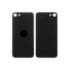 Задня панель корпуса для iPhone SE 2020, чорна, потрібно зняти скло камери, small hole - 1
