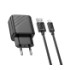 Мережевий зарядний пристрій Hoco CS21A, Cable Micro, QC 18W Black - 11