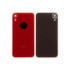Задня панель корпуса для iPhone XR, червона, із склом камери, small hole - 1