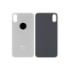 Задня панель корпуса для iPhone XS Max, біла, не потрібно знімати скло камери, big hole - 1
