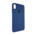 Чохол Copy Silicone Case iPhone XS Max Dark Blue (10) - 1