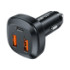 Автомобільний зарядний пристрій Acefast B9, 66W, 2xUSB-A, 1xType-C Black - 1