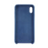 Чохол Copy Silicone Case iPhone XS Max Dark Blue (10) - 4