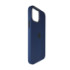 Чохол HQ Silicone Case iPhone 12/12 Pro Navy Blue (без MagSafe) - 3