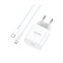 Мережевий зарядний пристрій Jokade JB069, Cable Type-C to Lightning, 27W, White - 4