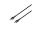 Кабель Baseus Cafule Cable, Type-C to Type-C, PD 3A, 60W, 1m, Gray-Black - 1