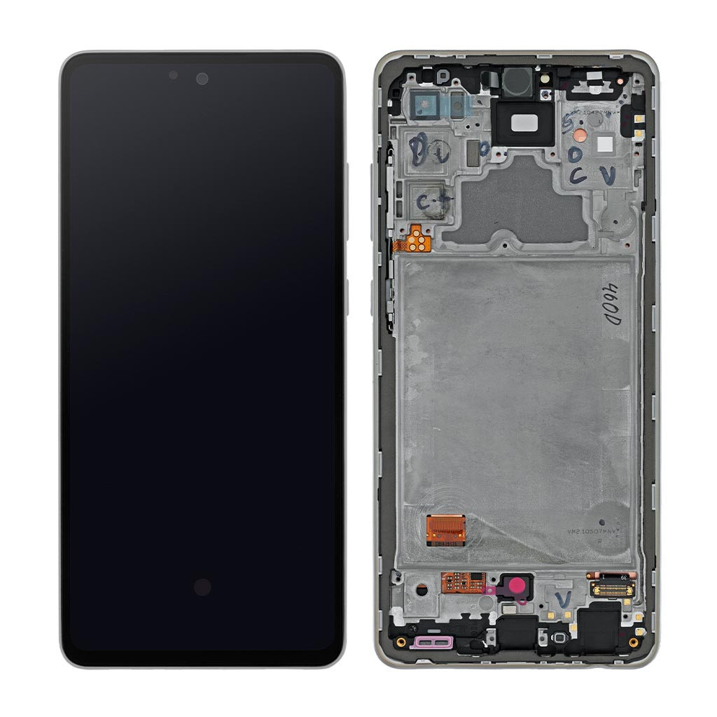 Дисплейний модуль Samsung A725 Galaxy A72 2021, GH82-25460D, з рамою ...